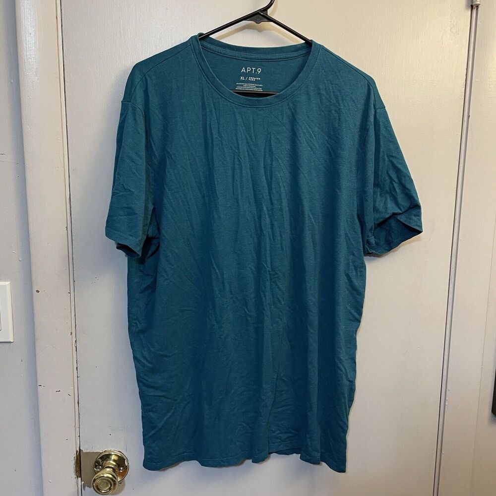Apt. 9 Men’s Premier Flex Crew Neck T-Shirt Teal- XL
